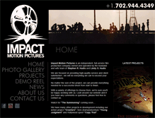 Tablet Screenshot of impactmotionpictures.com